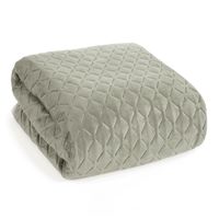 Narzuta pikowana dwustronna DIMON 70X160 srebrny