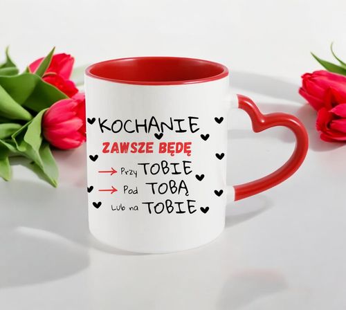 KUBEK Z NADRUKIEM PREZENT DLA ŻONY NA WALENTYNKI DZIEŃ KOBIET URODZINY na Arena.pl