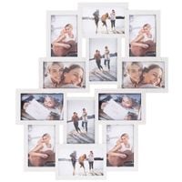 Ramka na zdjęcia 12 zdjęć multiramka 10x15 biała