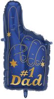 Balon foliowy #1 Dad, 46 x 86.5 cm, mix