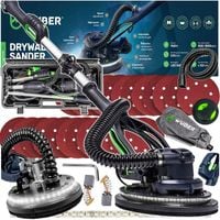 SZLIFIERKA DO GŁADZI GIPSU ŚCIAN SUFITU TYNKU ŻYRAFA WYSIĘGNIK 900W