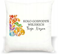 foto PODUSZKA koło gospodyń wiejskich z twoim napisem tekstem nazwą KGW