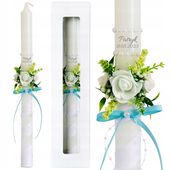 Świeca do Pierwszej Komunii Świętej z imieniem datą świeca komunijna