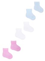 Skarpety niemowlęce dziewczęce bezuciskowe 3PAK 6-9 miesięcy YOCLUB
