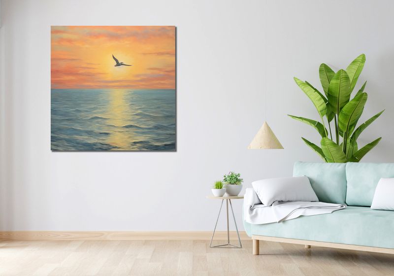 Obraz 100x100cm Serenada Nieba zdjęcie 2