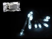 lampki choinkowe tradycyjne 10 led 2 m na baterie - ZIMNY BIAŁY SN51319-CW