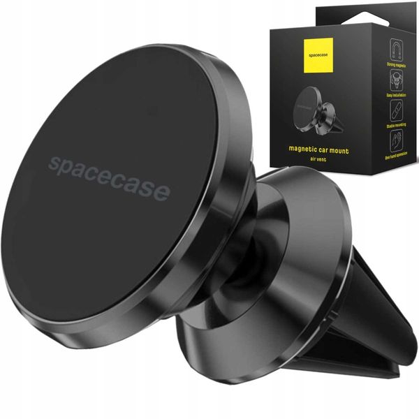 Spacecase Car Holder Sc02 Air Vent Magnetic Black zdjęcie 1