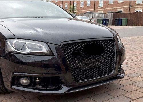 grill atrapa audi a3 8p 08-12 rs look black polysk na Arena.pl