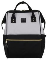 plecak materiałowy ptn alfa-5295 black-gray