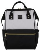 plecak materiałowy ptn alfa-5295 black-gray