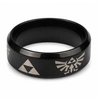 Triforce | Średnica 16 mm | Metal | Pierścień Gamingowy | Zelda
