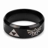 Triforce | Średnica 16 mm | Metal | Pierścień Gamingowy | Zelda