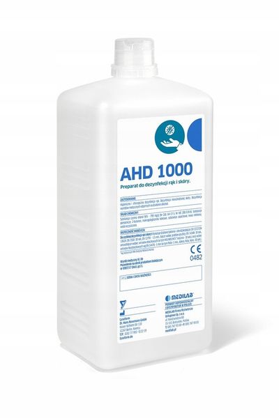 AHD 1000 Dezynfekcja rąk i skóry 1L zdjęcie 1