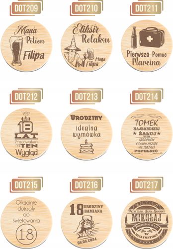 OTWIERACZ do piwa DREWNIANY personalizacja grawer Super Facet na Arena.pl