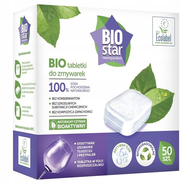 BIOstar Tabletki do zmywarek, 50 szt. zdjęcie 2
