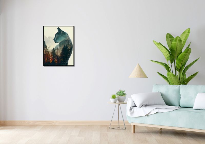 Plakat 50x65cm Koci Duch Lasu zdjęcie 4