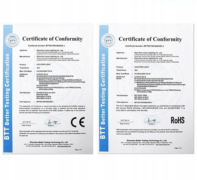 TAŚMA LED 5M RGBIC WS2811 BLUETOOTH EFEKT TĘCZY zdjęcie 15