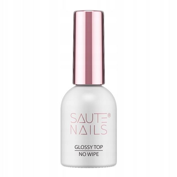 Saute Nails Glossy Top No Wipe Do Paznokci 8ml zdjęcie 2