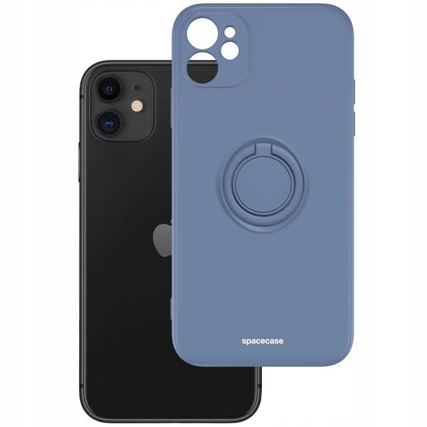 Spacecase Silicone Ring Iphone 11 Blue zdjęcie 2