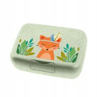 ŚNIADANIÓWKA DLA DZIECI ZIELONA LUNCHBOX LISEK SOLIDNY EKO 19X13,5X6,5 CM
