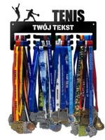 Wieszak na medale TENIS twoje imię dowolny tekst 28.3