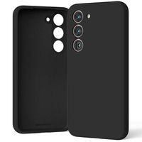 Mercury Silicone Case Samsung S24 FE BLACK / CZARNY