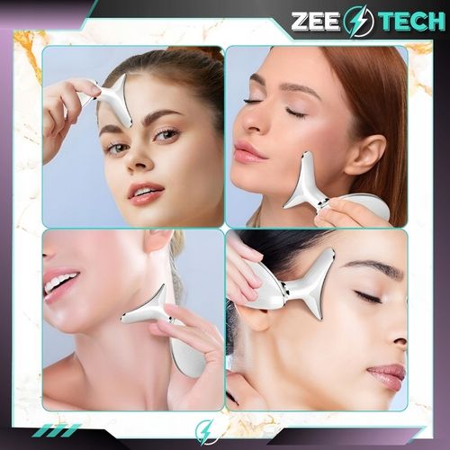 MASAŻER LIFTINGUJĄCY DO TWARZY SZYI SONICZNY DO UJĘDRNIANIA WIBRACYJNY EMS na Arena.pl