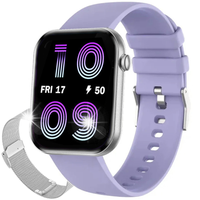 Zegarek dziecięcy SMARTWATCH RUBICON DF49 silver/purple