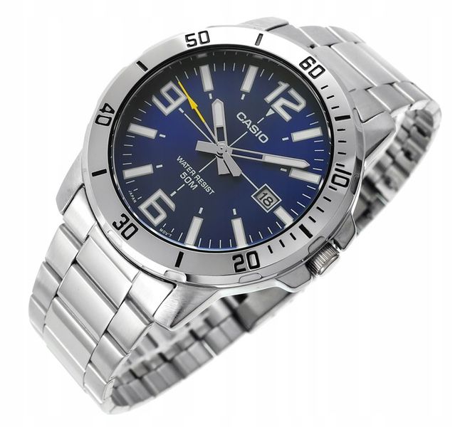 ZEGAREK MĘSKI CASIO MTP-VD01D MODNY + PUSZKA zdjęcie 3