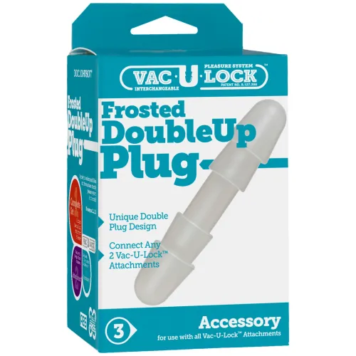 doc johnson frosted double up plug dwustronny adapter vac-u-lock na Arena.pl