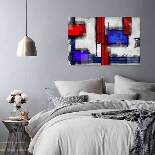 Obraz na płótnie - Canvas, Abstrakcja geometryczna 6 80x60 na Arena.pl