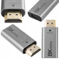 Adapter gniazdo USB-C na HDMI 8K UHD Plug&Play Spacetronik przejściówka