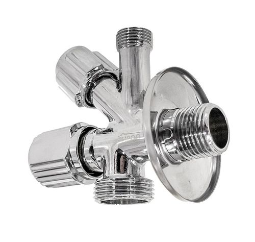 ZAWÓR KUREK DO BATERII PRALKI ZMYWARKI KOMBI KOMBINOWANY 1/2''x3/4''x3/8'' na Arena.pl