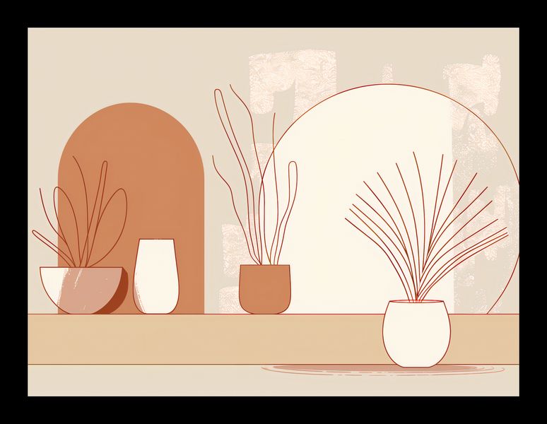 Plakat 20x15cm Widok Roślin zdjęcie 2