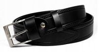 pasek szeroki skórzany prs-07-bge black 110