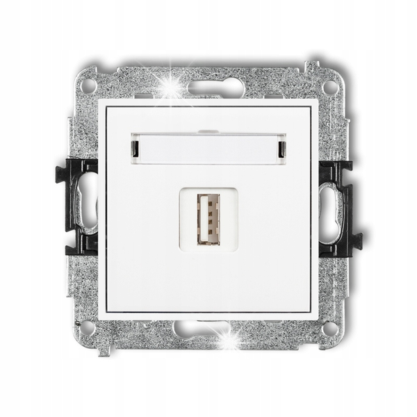 ŁADOWARKA USB 5V 2A KARLIK MINI BIAŁY zdjęcie 1