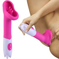 Masażer Erotyczny z Języczkami do Łechtaczki, Wibrator