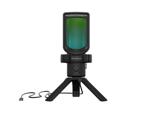 Mikrofon Genesis Radium 250 USB Statyw czarny na Arena.pl
