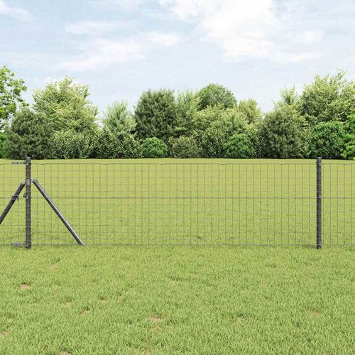 Słupek ogrodzeniowy. 26 pcs Szary 3.2 x 3.2 x 100 cm Stal na Arena.pl