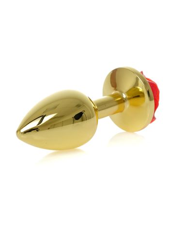 Plug-Jewellery Gold Plug Rose- Red na Arena.pl