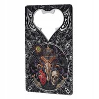 OTWIERACZ DO BUTELEK PIWA KAPSLI KARTA SZAMAN STAL