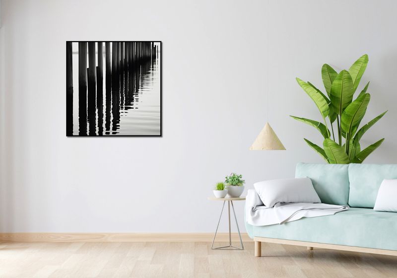 Plakat 80x80cm Rytm Wody i Drewna zdjęcie 4