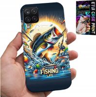 ETUI DO SAMSUNG A12 / M12 - WZORY DLA WĘDKARZA, RYBY, DORSZ, ŁOSOŚ