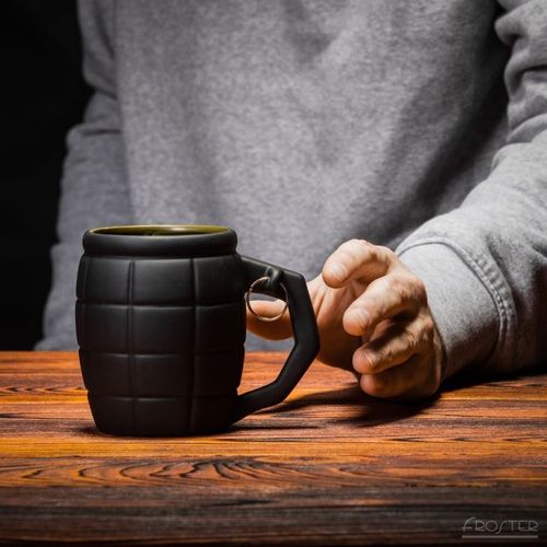 Kubek Granat 450 ml - Czarny na Arena.pl