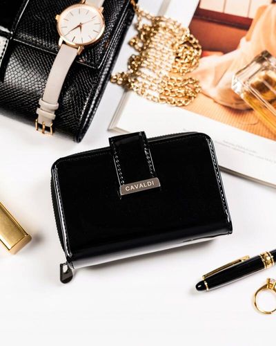 portfel damski na zamek i zatrzask - 4u cavaldi na Arena.pl