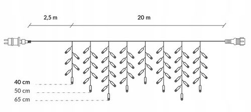 SOPLE 500LED LAMPKI ZEWNĘTRZNE 22,5M TIMER PILOT FLASH KURTYNA DWA KOLORY na Arena.pl