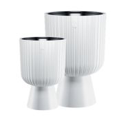 2x Doniczka okrągła Keli Mika 30 i 40 Donica na nóżce Kwietnik