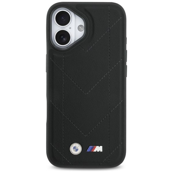 Etui BMW M Quilted Logo MagSafe do iPhone 17 czarny zdjęcie 3