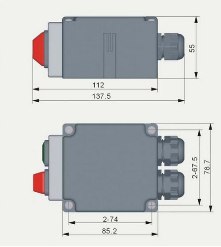 Włącznik wyłącznik KEDU KOA8 do silnika 3-fazowego przekaźnik JD4 400V na Arena.pl