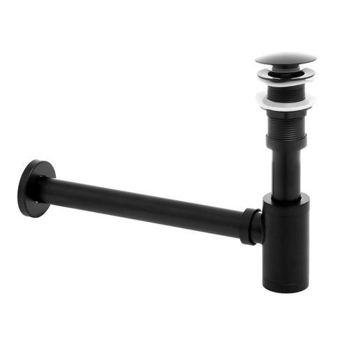 Korek klik klak czarny automatyczny bez przelewu z syfonem do umywalki YOKA na Arena.pl